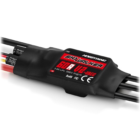 HobbyWing Variatore SkyWalker 60A 3-6S BEC V2